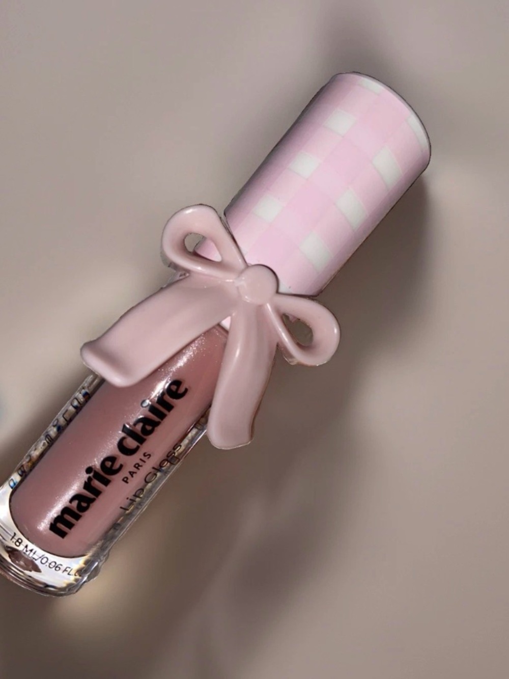 marie claire Pink Nude Lip Gloss - Smooth Shimmer Paris